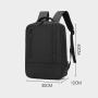 2024 New Business Computer Bag USB Charging Port Leisure Commuting Backpack Large Capacity Simple Men's Backpack With Low MOQ