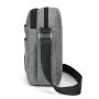 Men's casual crossbody bag with large capacity four layer canvas shoulder bag