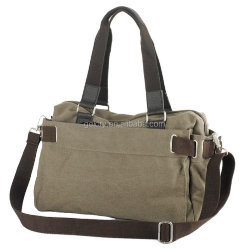 Gelory 2024 All Seasons Customized good quality Vintage Mens canvas Shoulder Bag Canvas Fashion Messenger Bags