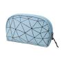 Wholesale Custom Private Label Hand Cosmetic Bags Luxury Korean Geometric Rhombus PU Cosmetic Bags