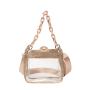 Transparent bright diamond women's bag chain small female diagonal bag fashionable shoulder bag