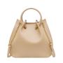 2024 Custom Low MOQ Bucket Shoulder Bag For Women Ladies PVC Leather Handbag