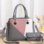 Fashion Off New Women's Bag 2023 Trend Advanced Texture Contrast Women's Handbag Large Capacity Child Mother Single Shoulder Bag
