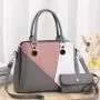 Fashion Off New Women's Bag 2023 Trend Advanced Texture Contrast Women's Handbag Large Capacity Child Mother Single Shoulder Bag