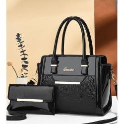 Manufactures Women Bolsos Para Mujeres Ladies 2 Pieces Set Handbags Trendy Shoulder Tote Bag