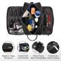 Leather Makeup Kit Pouch  Luxury Beauty Makeup Bag Portable Makeup Brush Holder Organizer Bag Or Case Cosmetic For Kids