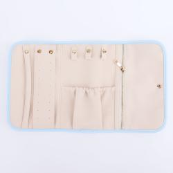 Ladies Nylon Jewelry Organizer Necklace Rings Ear Studs Jewel Gift Bag Jewel Holder Travel Clutch Bag Jewelry Packaging