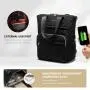 LOVEVOOK Trendy Diamond Quilted Convertible Backpack Cute Girls Travel College Carry on Bag with USB Port Women Laptop Backpack