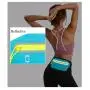 HR429 Outdoor Elastic Waist Bag Waterproof Sweatproof Night Running Luminous Waistpack Sports Running Fit Invisible Phone Bag