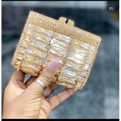 Hot Sale & High Quality Rhinestone clutch purse Evening Clutch Crystal Purse clutch bag bolsos para mujeres