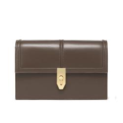 Hot selling Ladies Bags Matt Metal Lock Leather Small Handbags For Women Luxury Women's Shoulder Bags