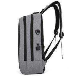 Custom Logo 15.6 Inch Carry On Knapsack Laptop Business And Commuting Laptop Backpack Daypack With USB Charging Port