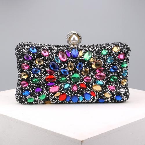 Diamond Inlaid Dinner Bag Women's Fashion Banquet Versatile Dress Evening Bag