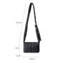 New Jelly Color Messenger Bag Girl Plaid Nylon Crossbody Bag Spring Summer Fresh Women Shoulder Bag