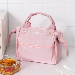 KBW754 Large Lunch Bag Aluminium Foil Insulated Portable Lunch Box Bag Handheld Waterproof Insulated Picnic Bag