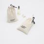 Eco-Friendly Singer String Canvas Cotton Drawstring Gift Jewelry Bag Skincare Bag Cosmetic Makeup Dust Canvas Pouch