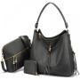 LOVEVOOK Realer Boutiques dropshipping hot sale ladies hobo bags large casual hand bags shoulder bags 3 pieces women handbags