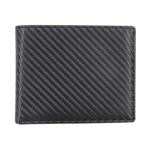 Hot sell men wallets leather smart real carbon fiber wallet rfid blocking bifold wallet for men