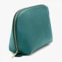 Nice leather makeup brush holder zipper travel pouch cosmetic carry pouch