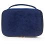 Vintage Waterproof Large Capacity Travel Portable Makeup Bag Custom Zipper Soft Velvet Cosmetic Bag