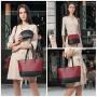 LOVEVOOK Wholesale 2022 3PCS Luxury Designers Woman Purse and Handbags Set PU Leather Shoulder bags Women's Tote Bags