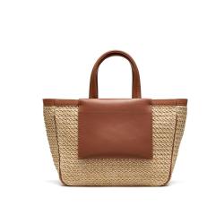 Wholesale High Quality Ladies Woven Bag Fashion Summer Beach Bag Large Capacity Women Tote Bag