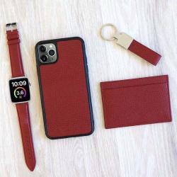 OEM Cinturino Correa De Reloj Cuero 38 40 42 44 MM Custom Luxury Full Grain Leather Smart Strap Bands For Apple Watch Series 7