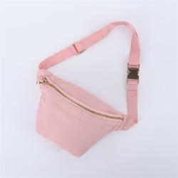 Keymay Hot Sale RTS 2 Sizes 12 Colors Adjustable Waterproof Nylon Women Bags Small Crossbody Kids Waist Bag Fanny Pack Belt Bag