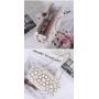 Custom Shiny Pearl Bride Bag Luxury Crystal Women's Evening Bags Shoulder Mobile Phone Bag