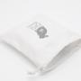 Custom Logo Printed Eco Friendly Reusable Jewelry Gift Pouch Cotton Bag Drawstring Muslin Skincare Cosmetic Packaging Cotton Bag