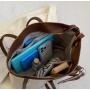 ZR676 Woman Bag Handbag Retro PU Fashion Female Portable Big High Quality Shoulder Underarm Bag Girl Versatile Tote Bag Shopping