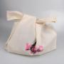 Eco-Friendly Cotton Handle Gift Clothes Women Travel Bag Promotion Custom Logo Muslin Tote Dust Handle Shopping Bag