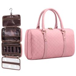 LOVEVOOK Large Makeup Organizer Hanging Bathroom Case Detachable Cosmetic Bag Traveling Toiletries Travel Toiletry Bag for Women