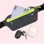 HR429 Outdoor Elastic Waist Bag Waterproof Sweatproof Night Running Luminous Waistpack Sports Running Fit Invisible Phone Bag