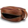 Personalized Gift Leather Makeup Shaving Organizer Bag Travel Shave Kit Dopp