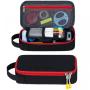 Gelory Portable Large Capacity Pencil Case Durable Pen Pouch Minimalist Office Stationery Organizer Bag with Handle