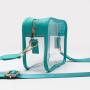 Aesthetic Cute Female Stock Multi Colors Low MOQ Outdoor Waterproof Pu Leather Toiletry Makeup Cross Side Sling Bag