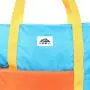 CHANGRONG Custom foldable oversized ladies tote color block shopping bag