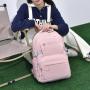 Teenager Large Capacity polyester fabric backpack shoulder back bag boys&girls backpack fit 14 inch laptop backpack