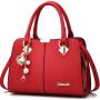 2024 new arrived british fashion brand handbag vegan gray leather handbag ladies classic style business women tote