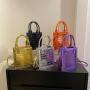 Fashion simple solid color vertical square handbag spring/summer 2023 new trend