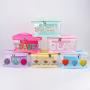 Wholesale Portable Clear PVC Toiletry Bag Custom Transparent Cosmetic Bag Women Organizer Make Up Bag