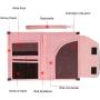 Gelory Portfolio File Folder Documents Bag Files Organizer Business Card Holder Stationery Pencil Case Bag