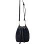 wholesale women handbags ladies PU leather stitching shoulder bag for women bag crossbody Drawstring pleated lace bucket bag