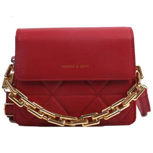 KBW336 Wholesale Women Bag New Popular Diamond Lattice Chain Small Square Bag Fashion PU Ladies Shoulder Crossbody Bag