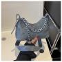 New Arrival 2024 Fashion Trendy Ladies Handbags PU Leather Rivet Women's Shoulder Bags