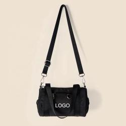High-quality factory wholesale nylon waterproof small bag cylinder design cute crossbody small travel bag for girls