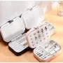 ZF158 Jewelry Case Single Layer Necklace Earrings Ring Box Portable Household Storage Anti-oxidation Waterproof PU