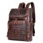 Crocodile shine backpack Latest fashion Alligator patterned backpack for men