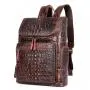 Crocodile shine backpack Latest fashion Alligator patterned backpack for men
